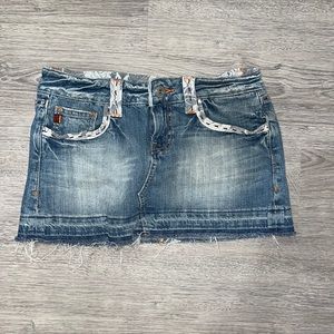 Miss Me denim skirt